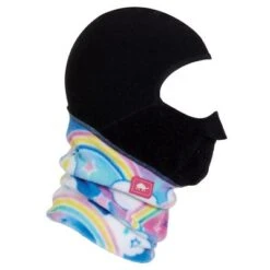 Turtle Fur Playful Prints - Polartec Windbloc Maskot Balaclava Kids' -Bob's Sports Chalet 37977 RAINBOW SKY m