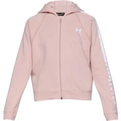 Under Armour Rival Fleece Full-Zip Hoodie Women's 7 Under Armour Rival Fleece Full-Zip Hoodie Women's -Bob's Sports Chalet 38150 FSD PNKFLSD PNKWHT m