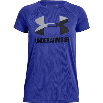 Under Armour Big Logo Short Sleeve T-Shirt Girls' 3 Under Armour Big Logo Short Sleeve T-Shirt Girls'