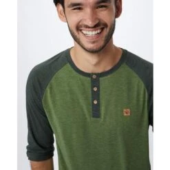 Tentree Standard 5.25 Tee Shirt Men's -Bob's Sports Chalet 39021 VNYRD GRNDEEP FRST m