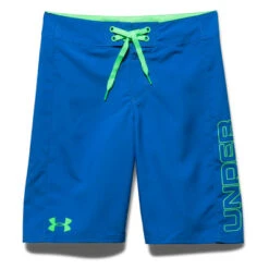Under Armour Hiit Boardshort Boys' -Bob's Sports Chalet 49712 ULTRA BLULASER GRN m