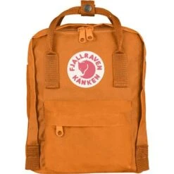 Fjallraven Kanken Mini Backpack -Bob's Sports Chalet 53874 BRNT ORANGEDEEP RED m