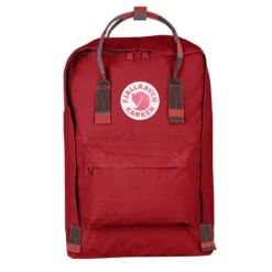 Fjallraven Kanken Laptop 15-Inch Backpack -Bob's Sports Chalet 53880 DEEP REDRANDM BLCKD m