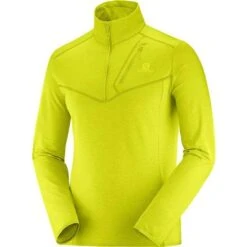 Salomon Discovery Half Zip Fleece Men's -Bob's Sports Chalet 57370 CITRONELLE HEAT m