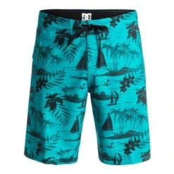 DC Shoes Wellscray 20 In Boardshort Men's -Bob's Sports Chalet 5755 CRUISERISLNDTRPGRN m