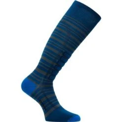 Euro Sock Silver Ski Light Over-the-Calf Socks -Bob's Sports Chalet 5835 NAVYCHARCOAL m
