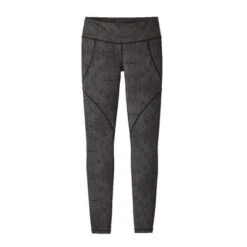 Patagonia Centered Tights Women's 7 Patagonia Centered Tights Women's -Bob's Sports Chalet 61724 BLOCK DROPFORGE GRY m