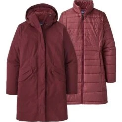 Patagonia Vosque 3-In-1 Parka Women's -Bob's Sports Chalet 61749 SEQUOIA RED m