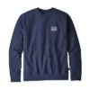 Patagonia Shop Sticker Patch Uprisal Crew Sweatshirt Men's -Bob's Sports Chalet 61764 CLASSIC NAVY m