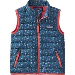 Patagonia Baby Down Sweater Vest Infants`/Toddlers` -Bob's Sports Chalet 61774 SLOW DANCECRATER BL m