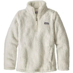 Patagonia Los Gatos 1/4-Zip Fleece Pullover Girls' -Bob's Sports Chalet 61783 BIRCH WHITE m