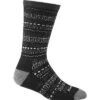 Darn Tough Vermont Pebbles Crew Light Cushion Socks Women's -Bob's Sports Chalet 7461 BLACK m