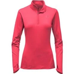 The North Face Motivation 1/4-Zip Fleece Women's 10 The North Face Motivation 1/4-Zip Fleece Women's -Bob's Sports Chalet 7518 SNOWCONE RED m