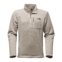 The North Face Gordon Lyons 1/4 Zip Fleece Men's -Bob's Sports Chalet 7827 RAINY DAY IVORY HTHR m