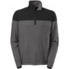 The North Face Mt. Tam 1/4-Zip Sweater Men's -Bob's Sports Chalet 7936 ASPHGRY HTHRTNF BLK m