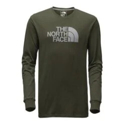 The North Face Long Sleeve Half Dome Tee Men's 11 The North Face Long Sleeve Half Dome Tee Men's -Bob's Sports Chalet 7939 ROSIN GREENMID GRY m