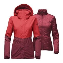 The North Face Garner Triclimate Jacket Women's -Bob's Sports Chalet 7963 HGH RSK REDBKNG RED m