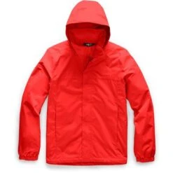 The North Face Resolve 2 Rain Jacket Men's -Bob's Sports Chalet 8198 FIERY RED m