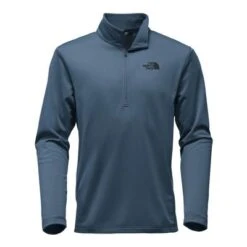 The North Face Tech Glacier 1/4-Zip Fleece Men's -Bob's Sports Chalet 8220 SHADY BLUE m