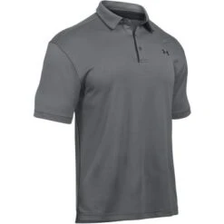 Under Armour Tech Polo Shirt Men's -Bob's Sports Chalet 8415 GRAPHITEBLACKBLACK m