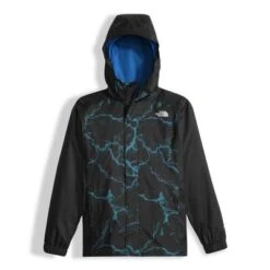 The North Face Resolve Reflective Jacket Boys' -Bob's Sports Chalet 8442 CSCD BLU LGHTNING PR m