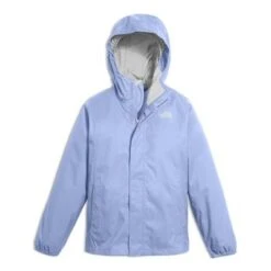 The North Face Resolve Reflective Jacket Girls' -Bob's Sports Chalet 8448 COLLAR BLUE m