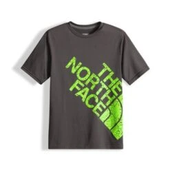 The North Face Short-Sleeve Reaxion Tee Boys' -Bob's Sports Chalet 8504 GRAPHITE GREY m