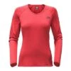 The North Face Ambition Long-Sleeve Shirt Women's -Bob's Sports Chalet 8591 CAYENNE RED HRCY RD m