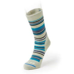 Fits Sock Co. Medium Hiker Striped Crew Socks -Bob's Sports Chalet 8700 DSRT SAGEBISCAY BAY m