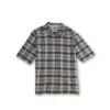 Purnell Short-Sleeved Classic Plaid Shirt SS Shirt Men's -Bob's Sports Chalet 8759 BLACKWHITE m