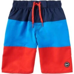 Speedo Solid Blocked Volley 18 Inch Board Shorts Boys' -Bob's Sports Chalet 8858 BLUERED m