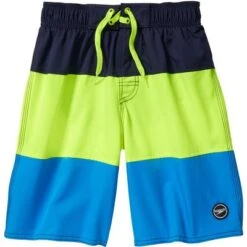Speedo Solid Blocked Volley 18 Inch Board Shorts Boys' -Bob's Sports Chalet 8858 BLUE LEMONADE m