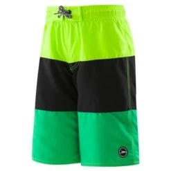 Speedo Solid Blocked Volley 18 Inch Board Shorts Boys' -Bob's Sports Chalet 8858 SPORT NEON m
