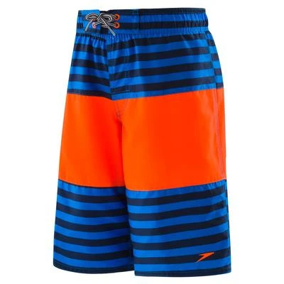 Speedo Stripe Blocked Volley Trunk Boys' 3 Speedo Stripe Blocked Volley Trunk Boys'
