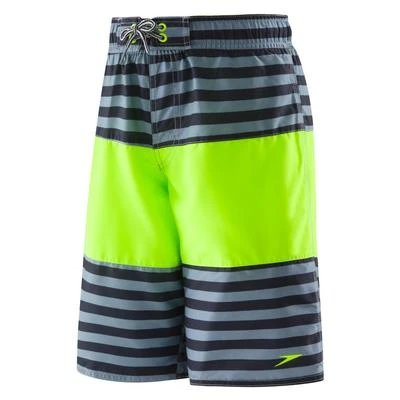 Speedo Stripe Blocked Volley Trunk Boys' 4 Speedo Stripe Blocked Volley Trunk Boys' - Image 2
