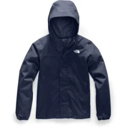 The North Face Resolve Reflective Jacket Girls' 7 The North Face Resolve Reflective Jacket Girls' -Bob's Sports Chalet 89530 MONTAGUE BLUE m