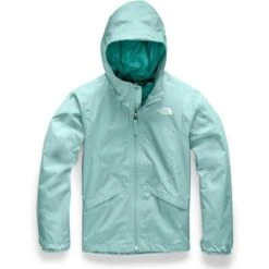 The North Face Zipline Rain Jacket Girls' -Bob's Sports Chalet 89603 WINDMILL BLUE m
