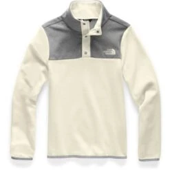 The North Face Glacier 1/4 Snap Fleece Girls' -Bob's Sports Chalet 89614 VNTGWHTTNFMDGH m