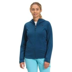 The North Face Allproof Stretch Rain Jacket Women's -Bob's Sports Chalet 89624 MONTEREY BLUE m