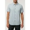 ONeill O'Neill Collins Short Sleeve Button Up Shirt Men's -Bob's Sports Chalet 89745 BLUE LAGOON m