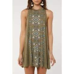 ONeill O'Neill Leslie Knit Tank Dress Women's -Bob's Sports Chalet 89804 MERMAID m