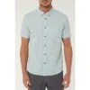 ONeill O'Neill Montauk Short Sleeve Button Up Shirt Men's 1 ONeill O'Neill Montauk Short Sleeve Button Up Shirt Men's -Bob's Sports Chalet 89850 BLUE LAGOON m