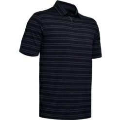 Under Armour Charged Cotton Scramble Stripe Polo Shirt Men's -Bob's Sports Chalet 90062 BLACKBLACK S20 m