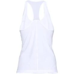 Under Armour UA HeatGear Armour Racer Tank Top Women's -Bob's Sports Chalet 90087 WHTMETALLIC SILVER m