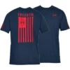Under Armour Freedom Flag Crew T-Shirt Men's -Bob's Sports Chalet 90103 ACADEMYRED m