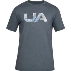 Under Armour UA Camo Fill T-Shirt Men's -Bob's Sports Chalet 90110 STLTH GRHYD CM GR m