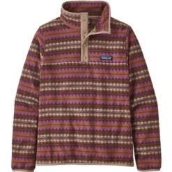 Patagonia Micro D Snap-T Fleece Pullover Women's 11 Patagonia Micro D Snap-T Fleece Pullover Women's -Bob's Sports Chalet 90432 DIAMOND STRPSISU BR m