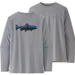 Patagonia Long-Sleeve Capilene Cool Daily Fish Graphic Shirt Men's