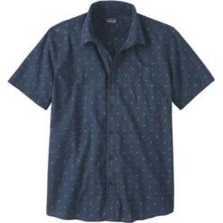 Patagonia Go To Shirt Men's -Bob's Sports Chalet 90457 FLYING CLIMBTDPLBLU m