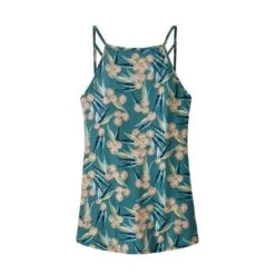 Patagonia Alpine Valley Tank Women's -Bob's Sports Chalet 90462 LAS FLORES TSMN TEAL m